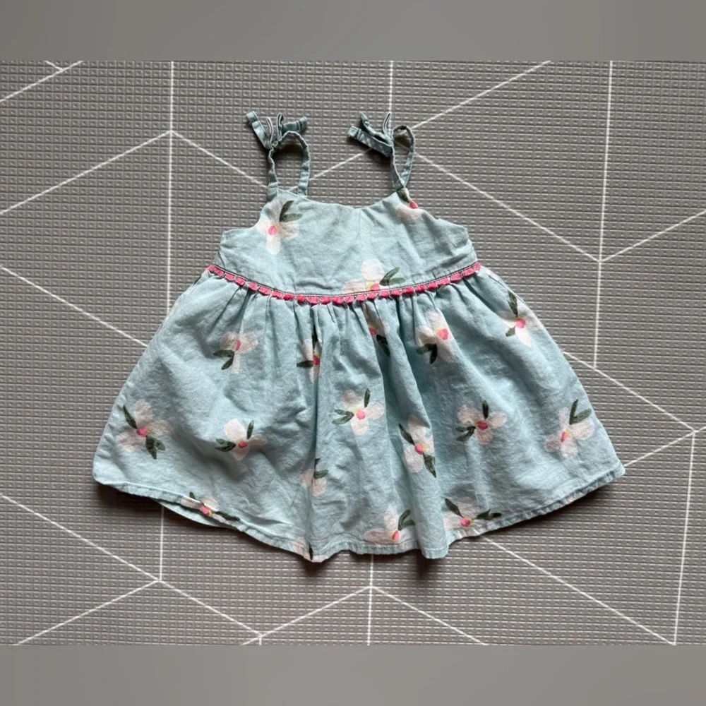 Osh kosh|Baby girl summer dress in floral print•••cotton sundress 3M,boho girly